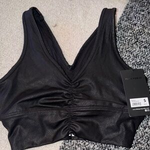 90 Degree by reflex size small  Ruched Sports Bra